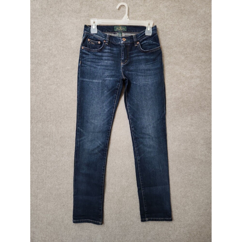 Lauren Ralph Lauren Modern Skinny Jeans Womens 2 Blue Dark Wash
